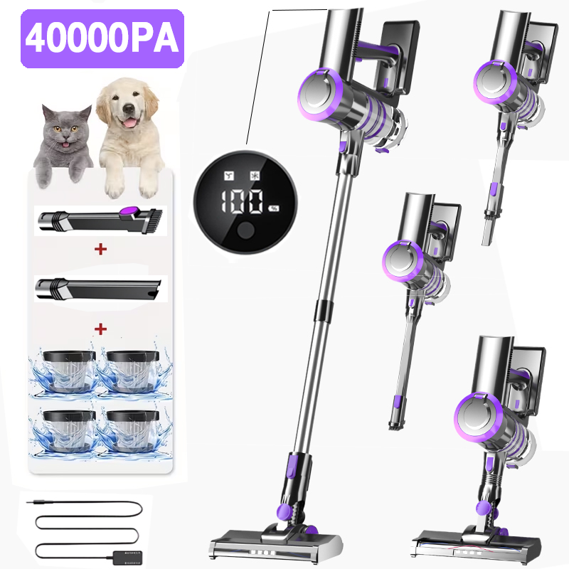 Nozzle Cleaning Kit - 40Kpa Vacuum Cleaner for Home -