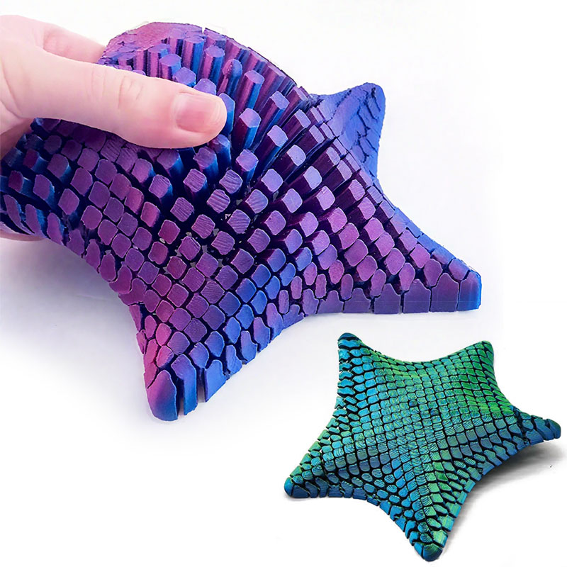 3D Printing Fidget Toys - Fidget Toy Flexible Desk Decor 3D