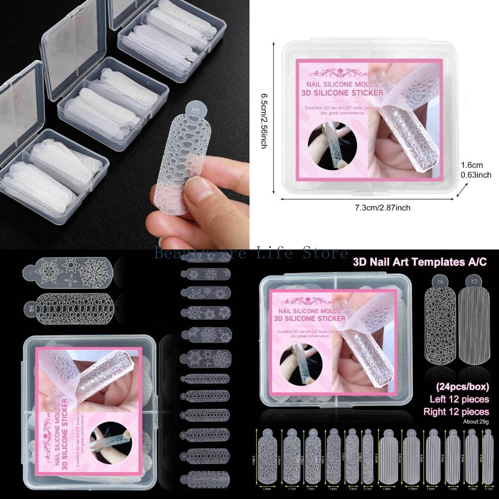 3D Printing Template - 652C 3D Silicone Art Mold for