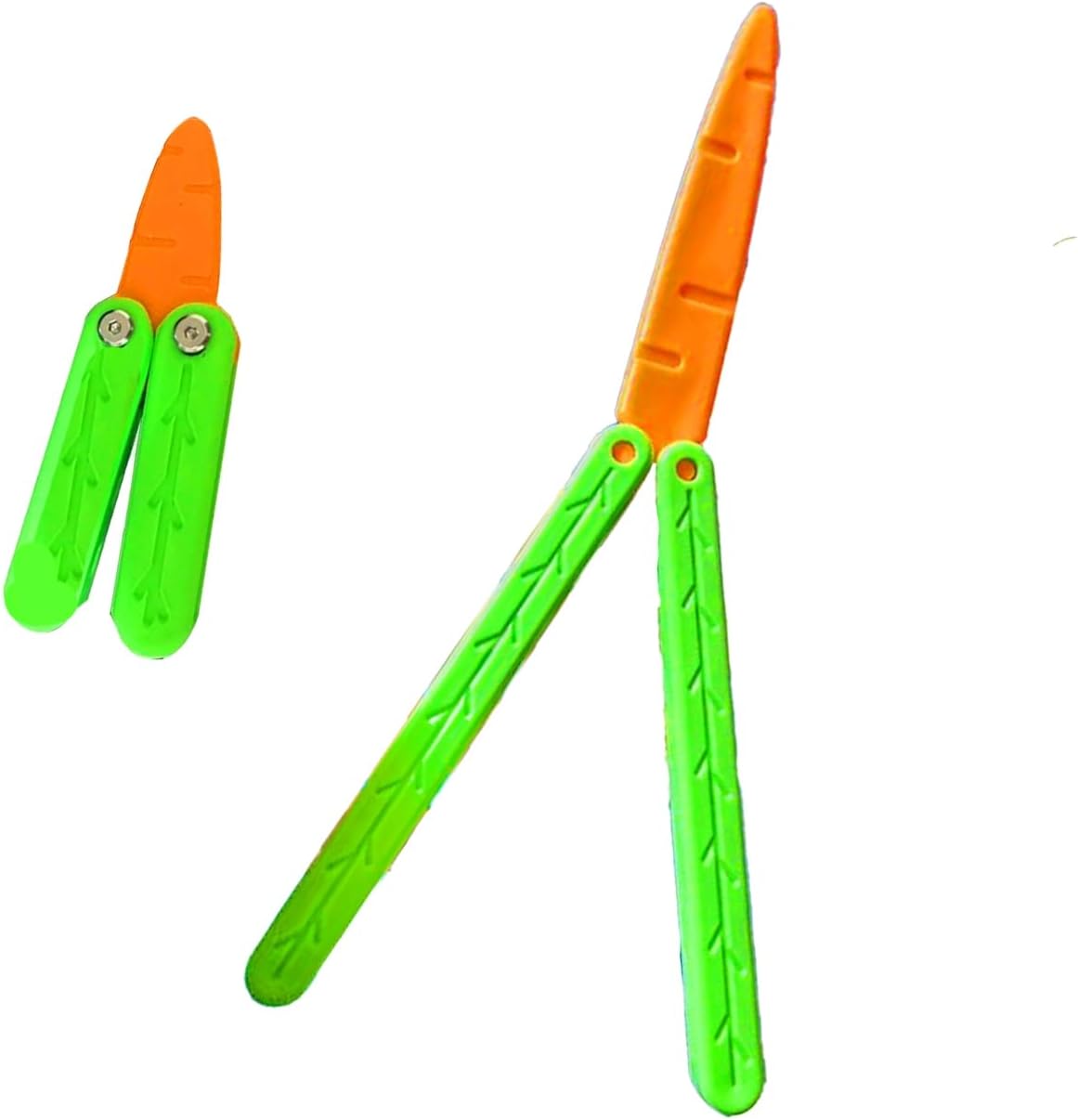 3D Printing Fidget Toys - 2 Pcs Carrot Butterfly Fidget Knife
