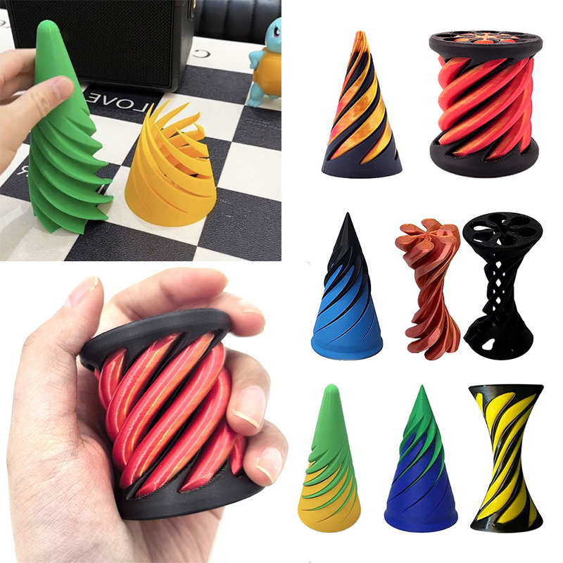 3D Printed Spiral Cone Toy Imp - 3D Printing Fidget Toys avis et prix