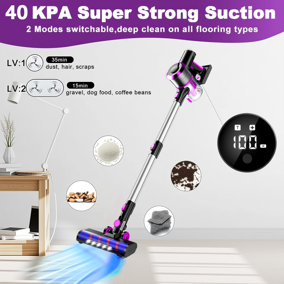 40Kpa Vacuum Cleaner for Home  - Nozzle Cleaning Kit avis et prix
