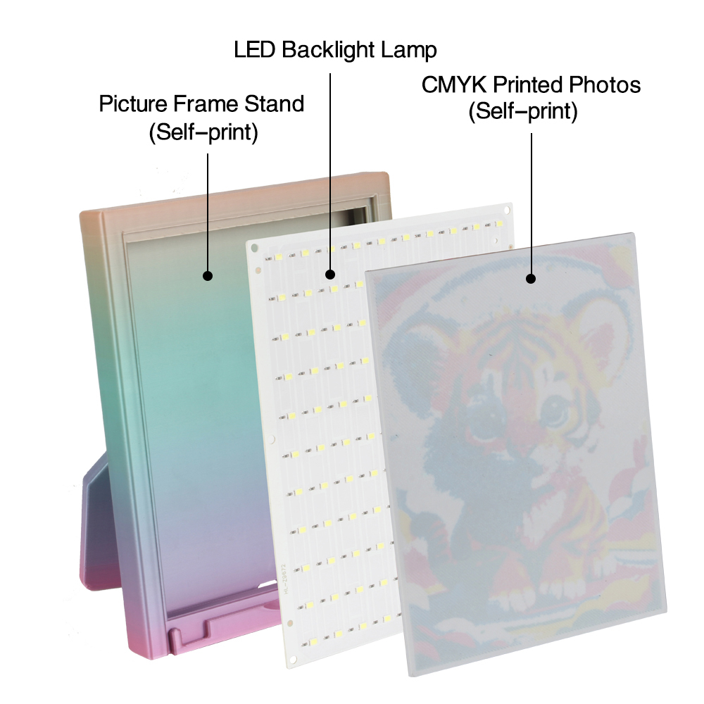 For Bambu Lab Lithophane Led P - 3D Printing Foto avis et prix