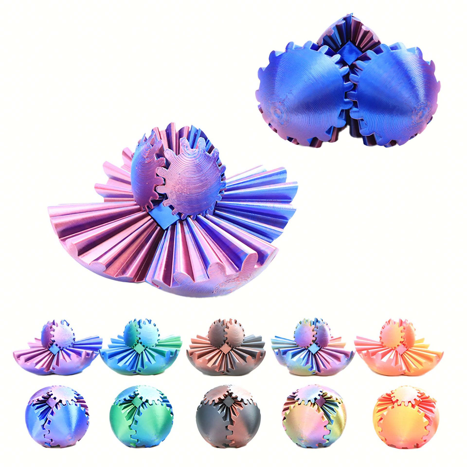1PC Gear Ball 3D Printed Fidge - 3D Printing Fidget Toys avis et prix