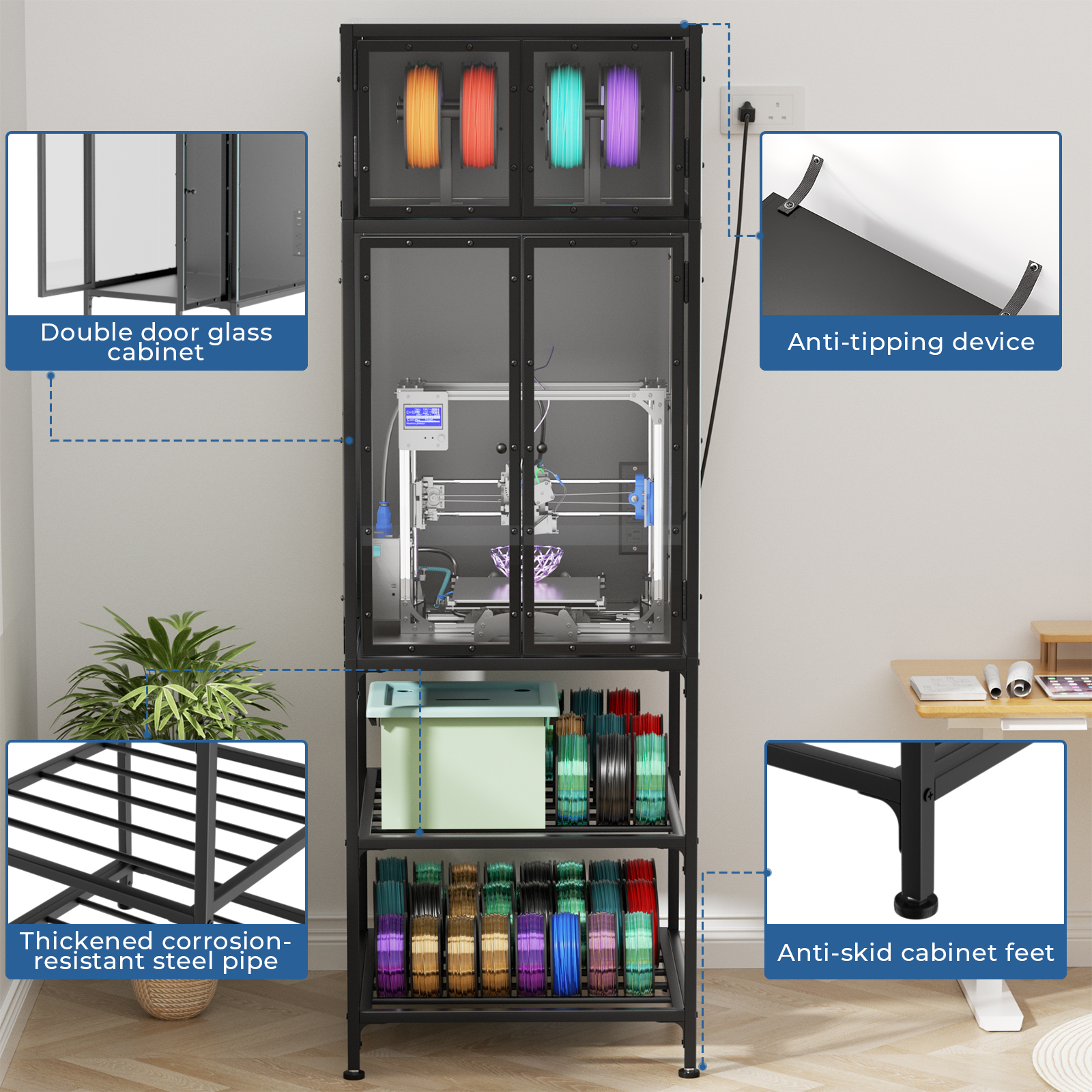 Double Layer 3D Printer Storag - Enclosure 3D Printing avis et prix