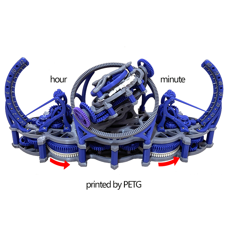 Random color 3d print tourbill - 3D Printing Watch avis et prix