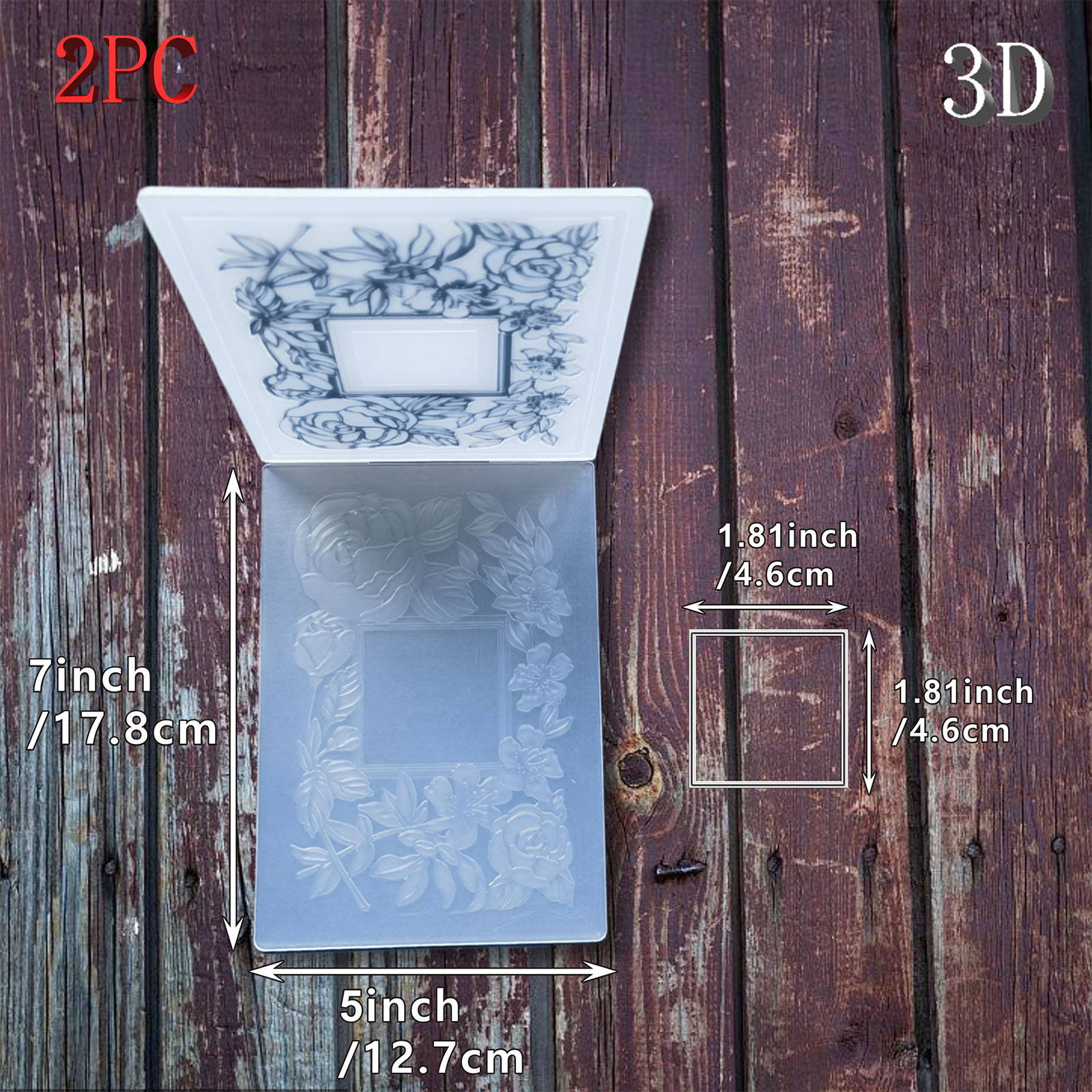 Rectangular photo album flower - 3D Printing Card avis et prix