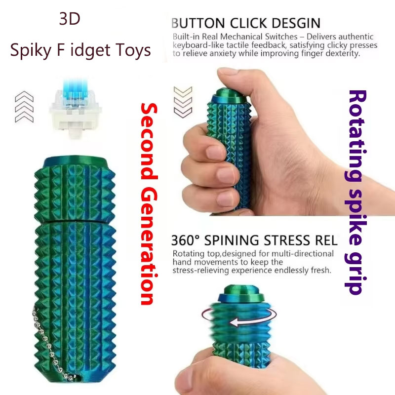 3D Printed Spiky Grippie Fidge - 3D Printing Fidget Toys avis et prix