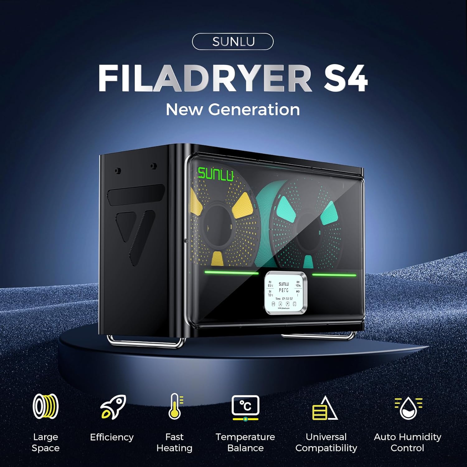 SUNLU S4 Filament Dryer Box 4  - 3D Printing Ptc avis et prix