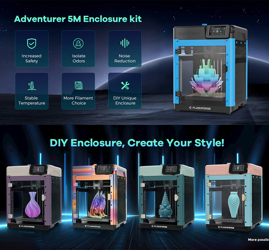 FLASHFORGE Enclosure Panel Kit - Enclosure 3D Printing avis et prix