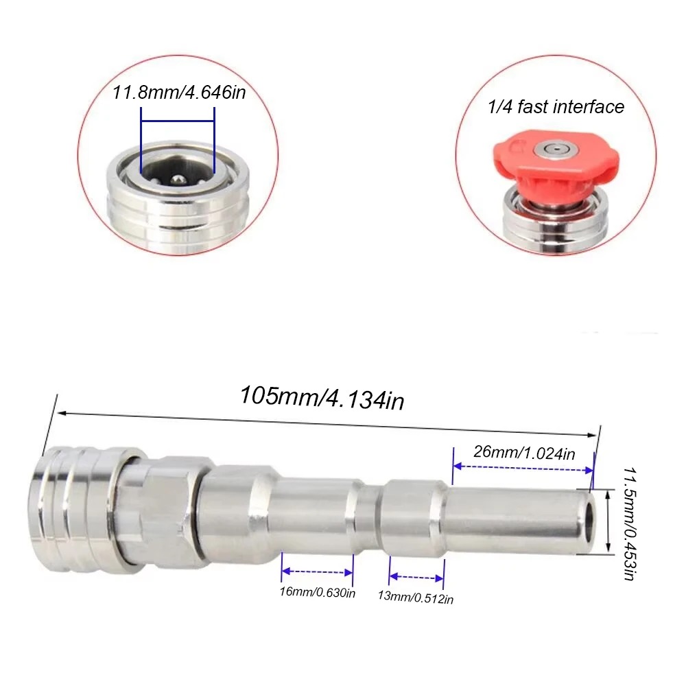 5Pcs Color High Pressure Nozzl - Nozzle Cleaning Kit avis et prix