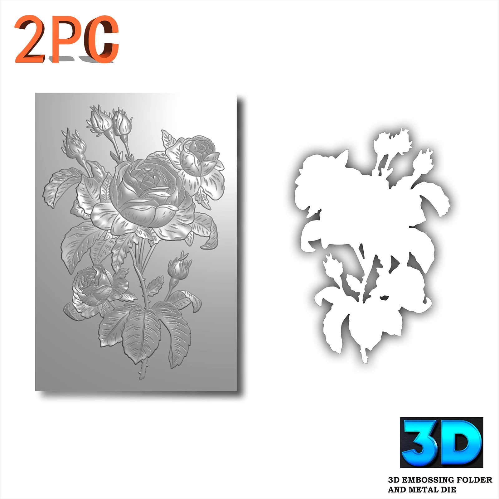 Rose Art Background Flower Des - 3D Printing Card avis et prix