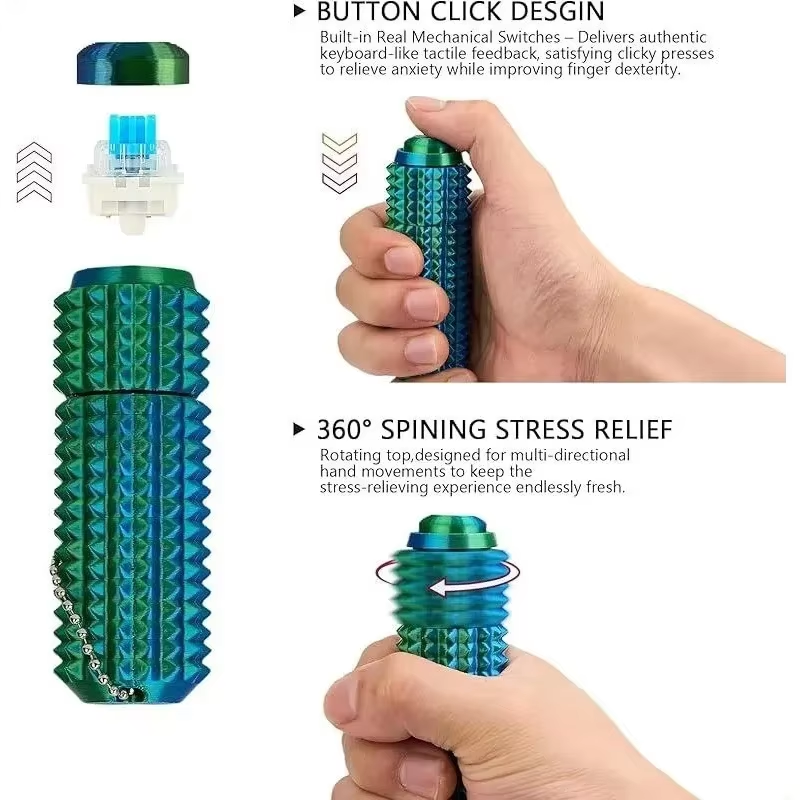 Funny 3D Printed Spiky Fidget  - 3D Printing Fidget Toys avis et prix