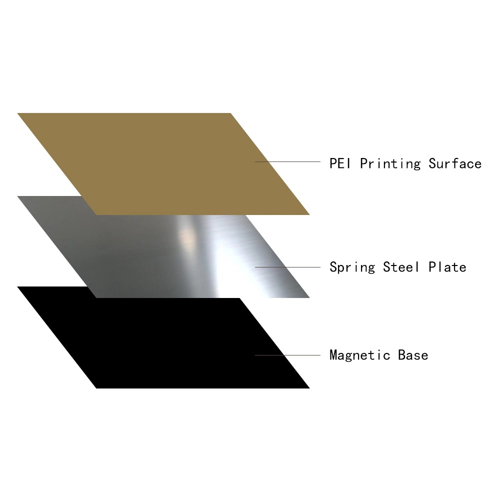 Smooth PEI Spring Steel Sheet  - 3D Printer Bed Spring avis et prix