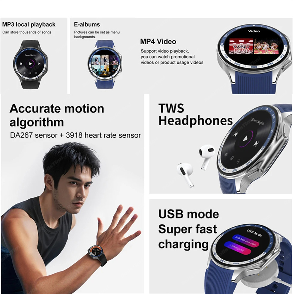 1.43 AMOLED Smart Watch 3D Sur - 3D Printing Watch avis et prix