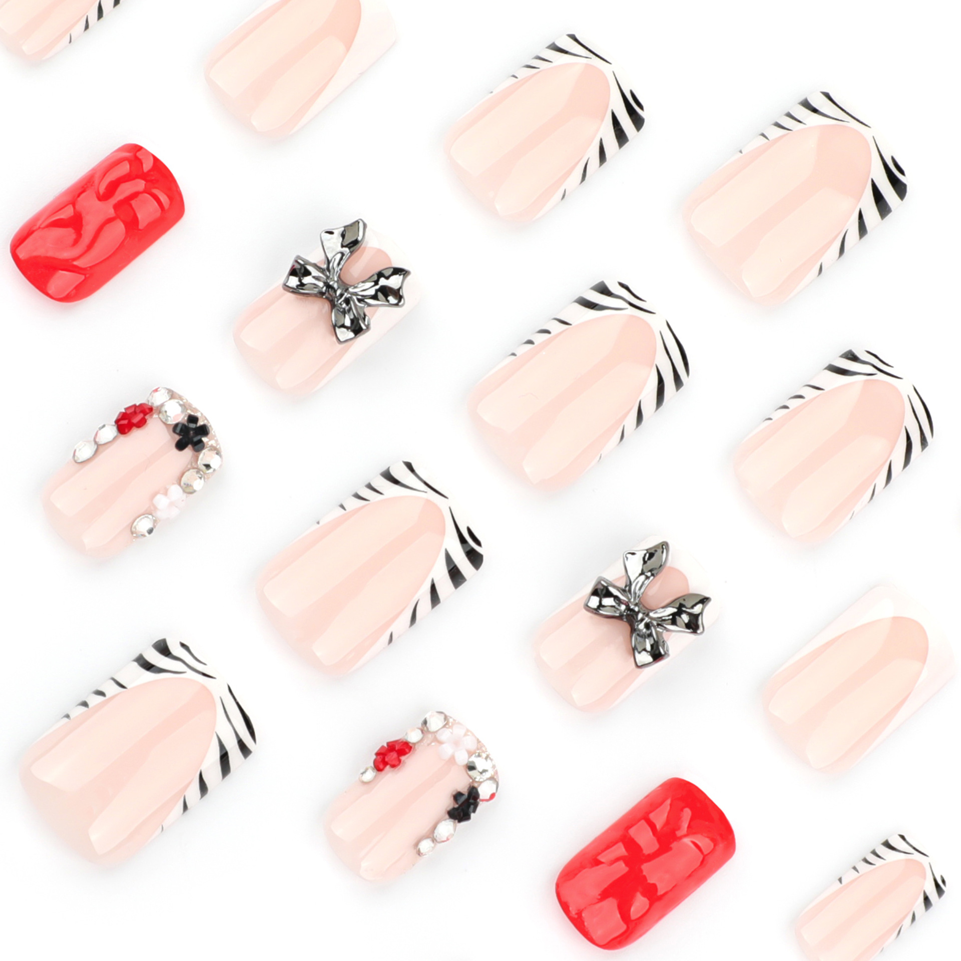 24pcs Zebra-print Frenxh Style - 3D Printing Ptc avis et prix