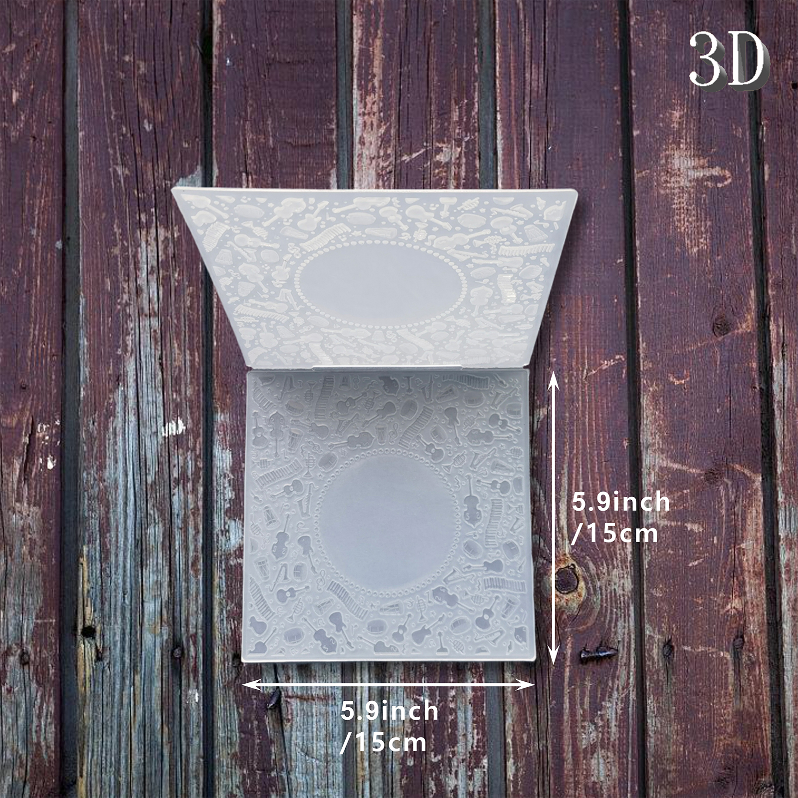 3D Embossed Folder - White, Mu - 3D Printing Card avis et prix