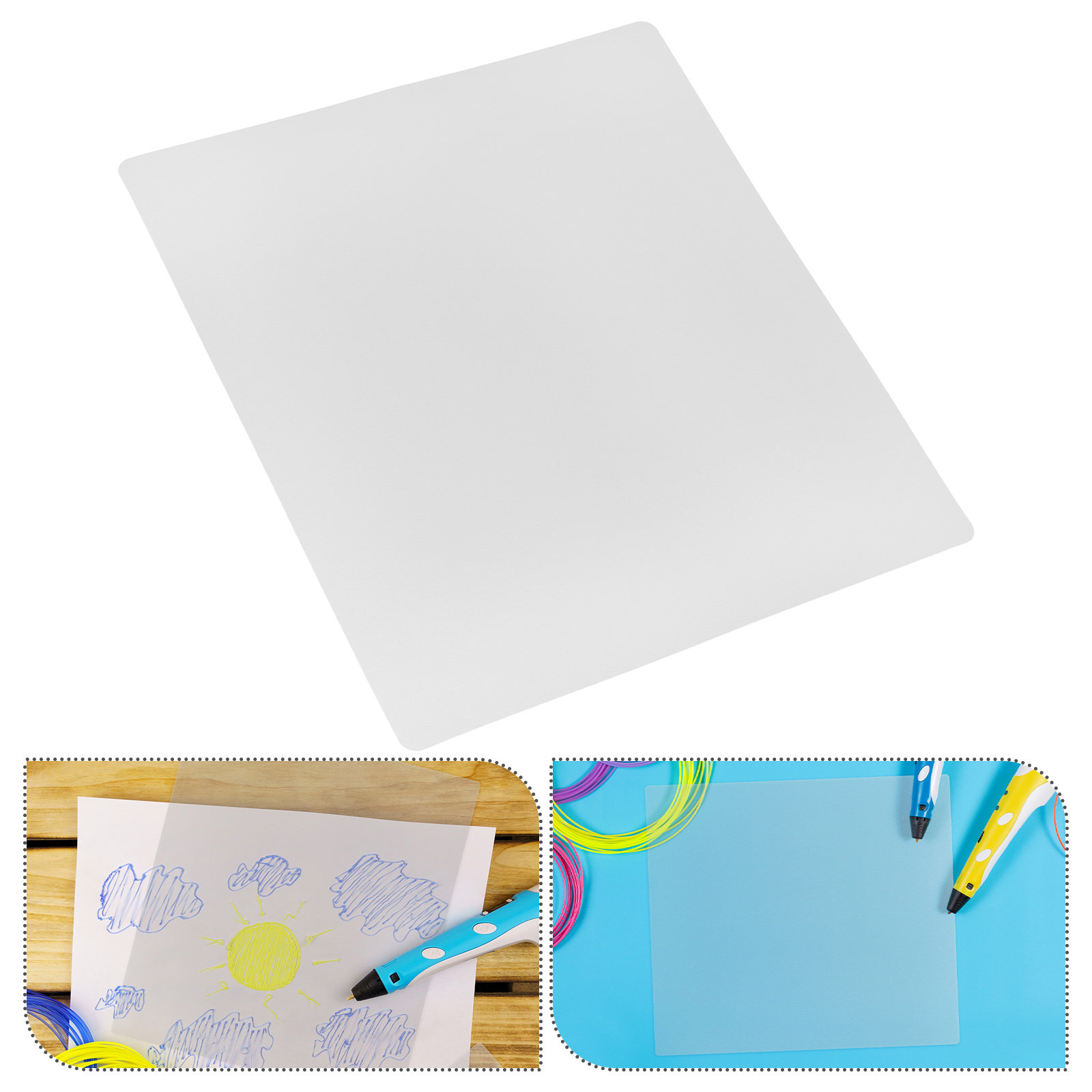 12Pcs Transparent 3D Drawing M - 3D Printing Template avis et prix