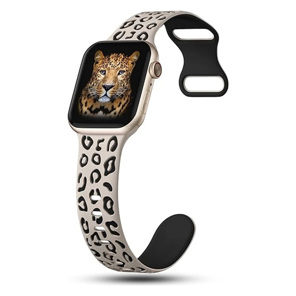 Engraved Leopard For Apple Wat - 3D Printing Watch avis et prix