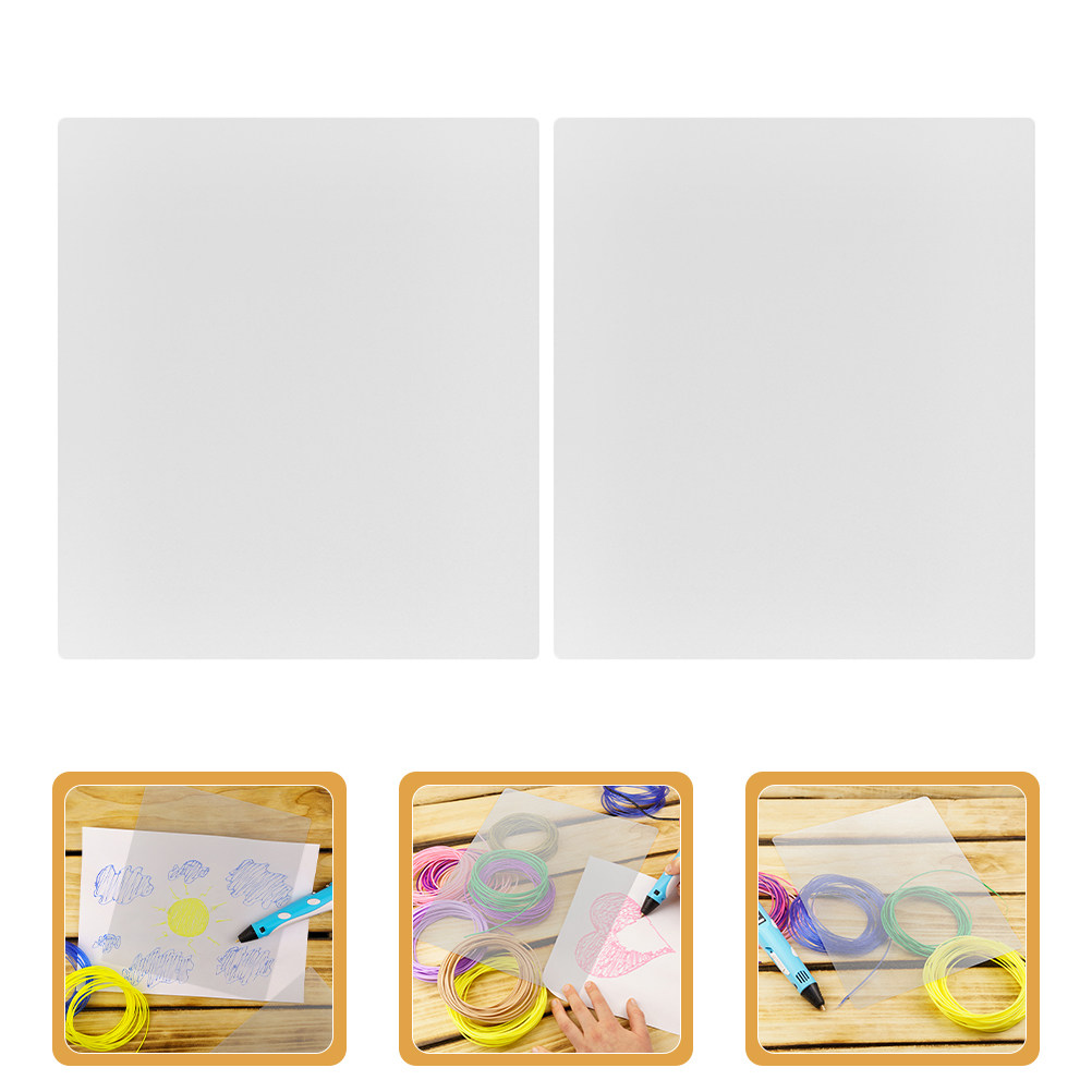 6Pcs Clear PVC 3D Printing Pen - 3D Printing Template avis et prix