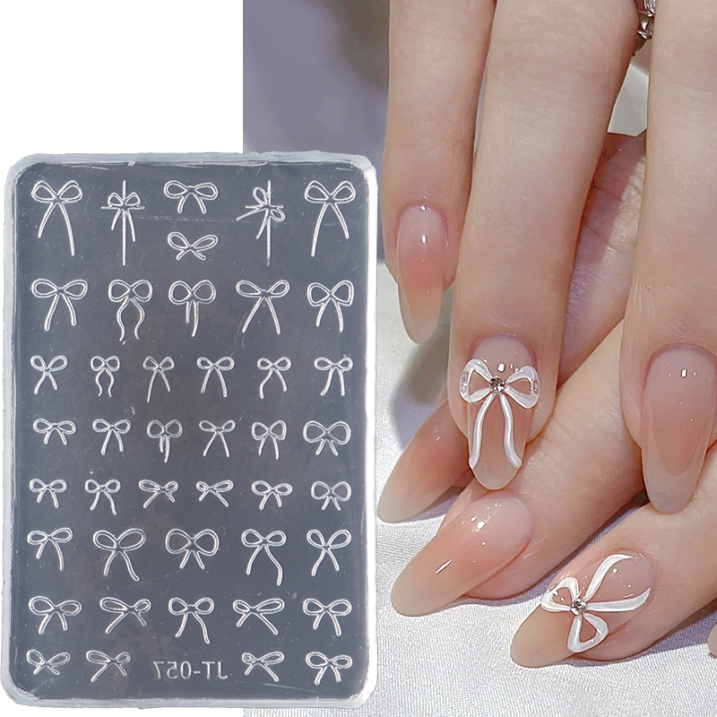 Elegant Bow Silicone Nail Art  - 3D Printing Ptc avis et prix