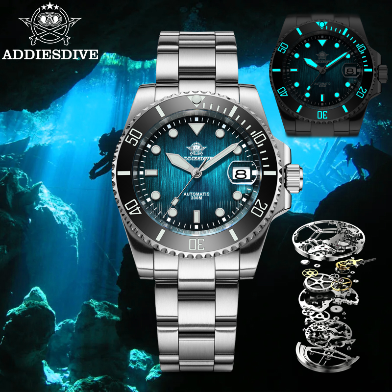 ADDIESDIVE AD2078 Automatic Di - 3D Printing Watch avis et prix