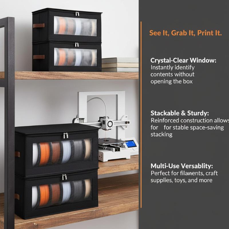 PLA ABS Filament Storage Box w - Enclosure 3D Printing avis et prix