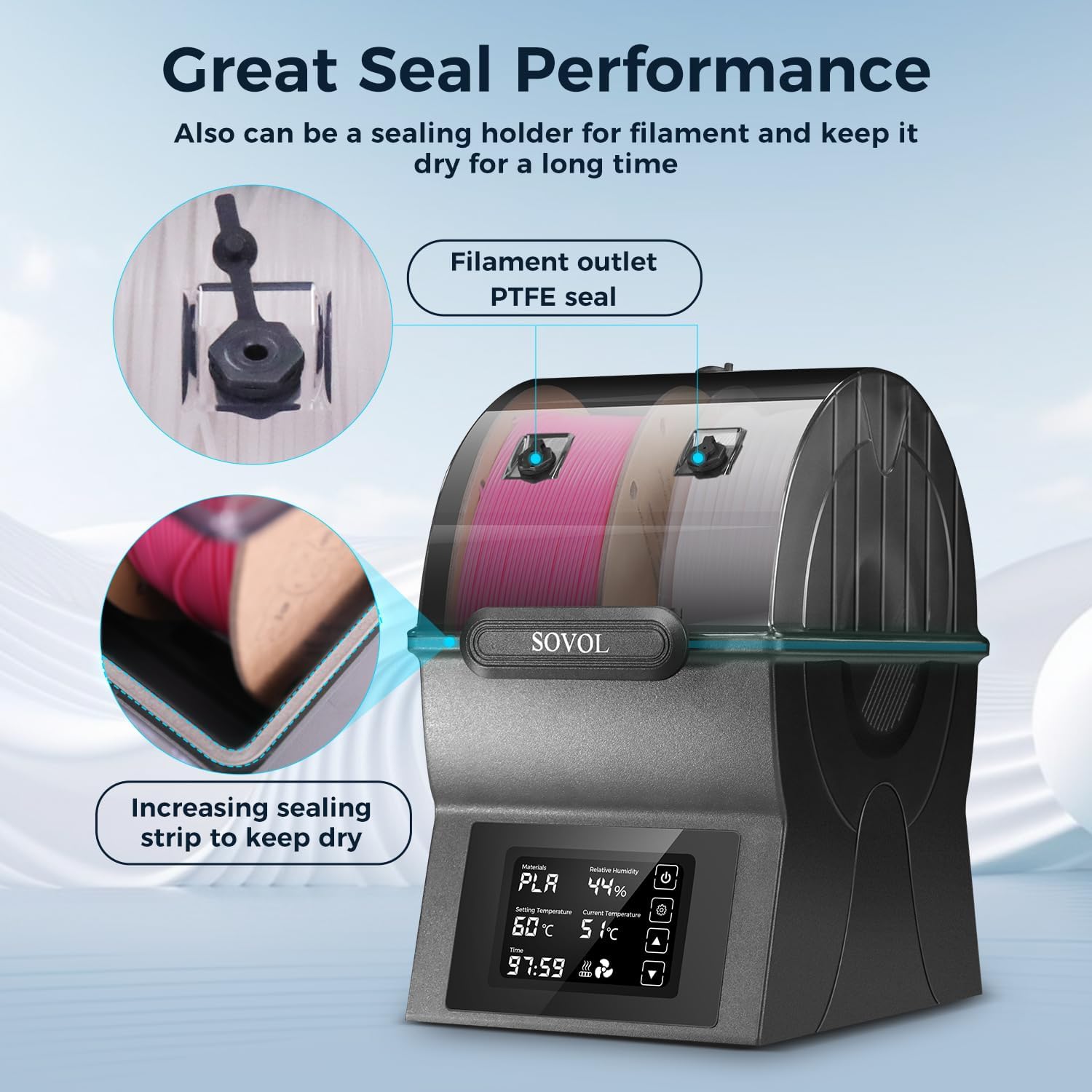 Sovol Filament Dryer SH02 Dry  - 3D Printing Xyz avis et prix