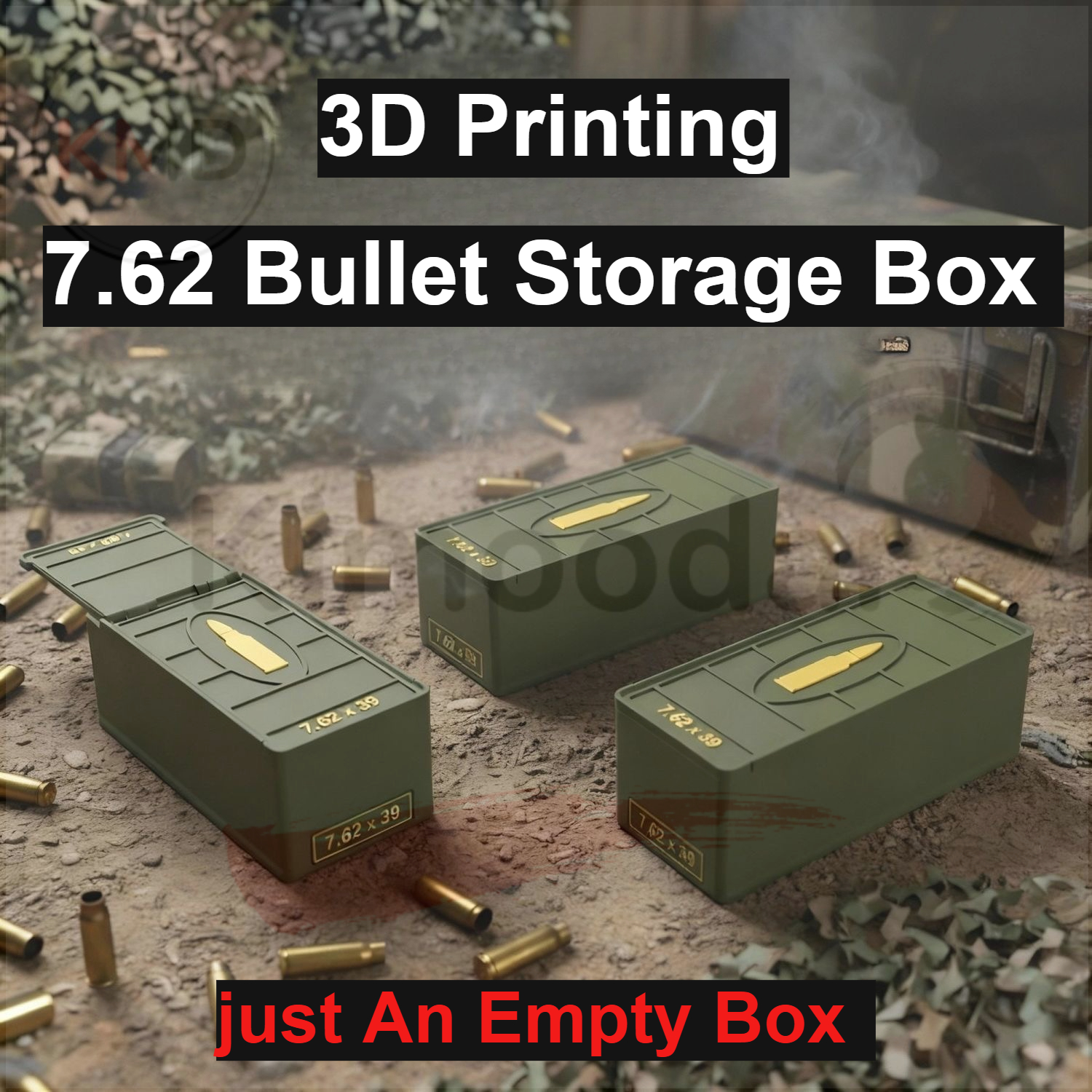 3D Printing 7.62 Bullet Storag - Enclosure 3D Printing avis et prix