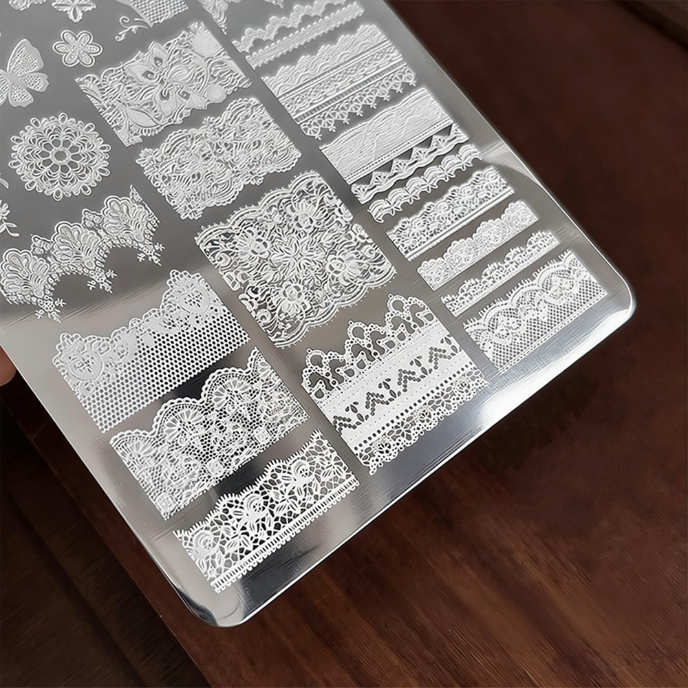 9*15cm 3D Lace Butterfly Nail  - 3D Printing Template avis et prix