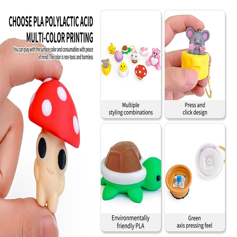 »Mushroom Turtle Keycap Press  - 3D Printing Fidget Toys avis et prix
