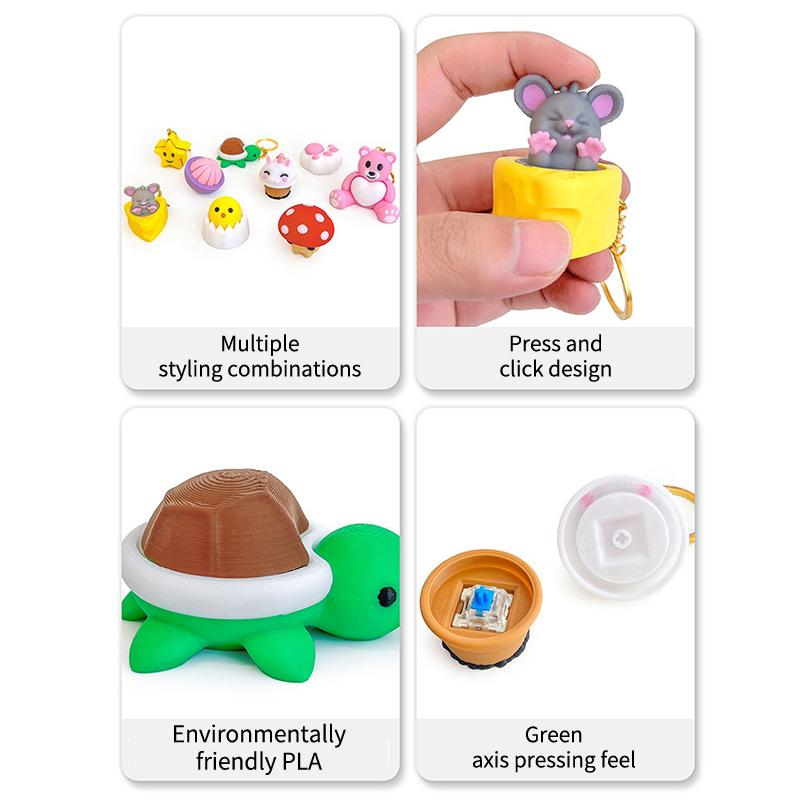 »Mushroom Turtle Keycap Press  - 3D Printing Fidget Toys avis et prix