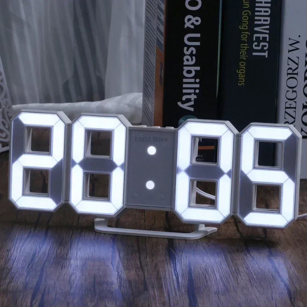 3D LED Digital Clock Wall Deco - 3D Printing Watch avis et prix