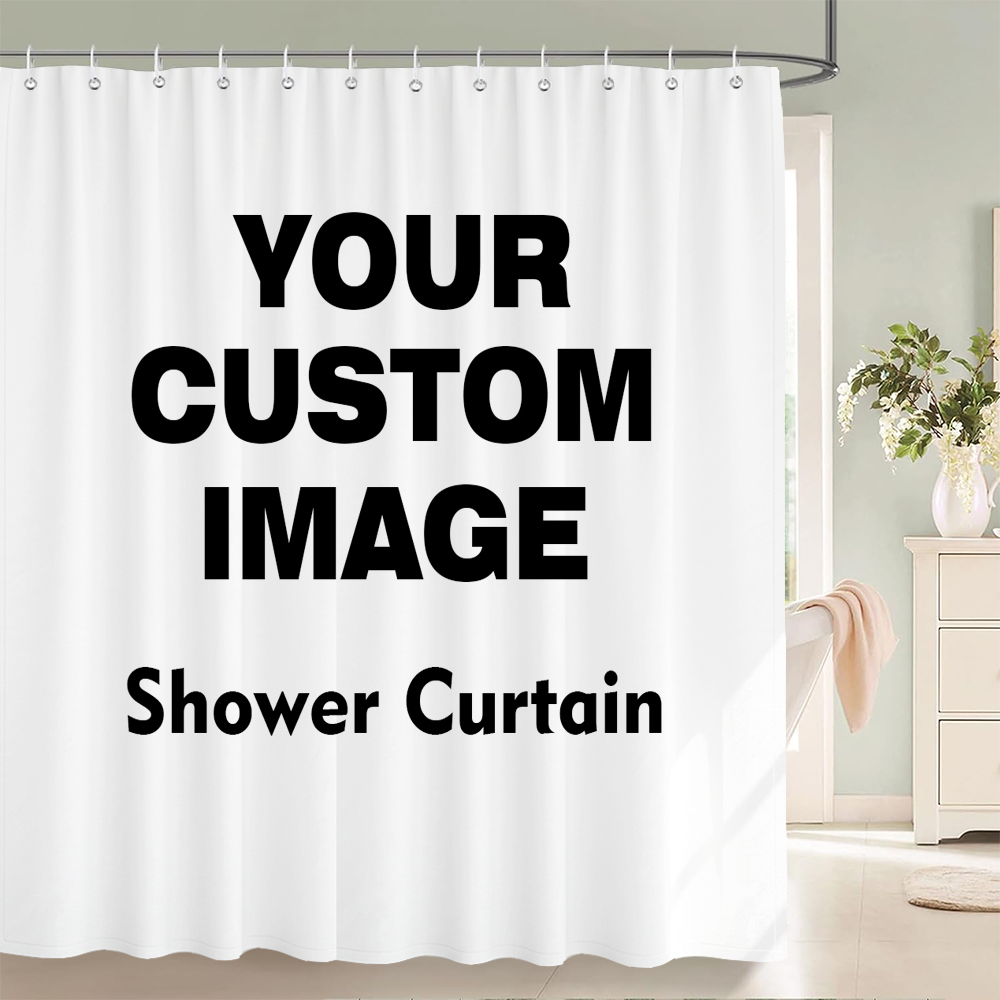 Custom Shower Curtain Bathroom - 3D Printing Foto avis et prix